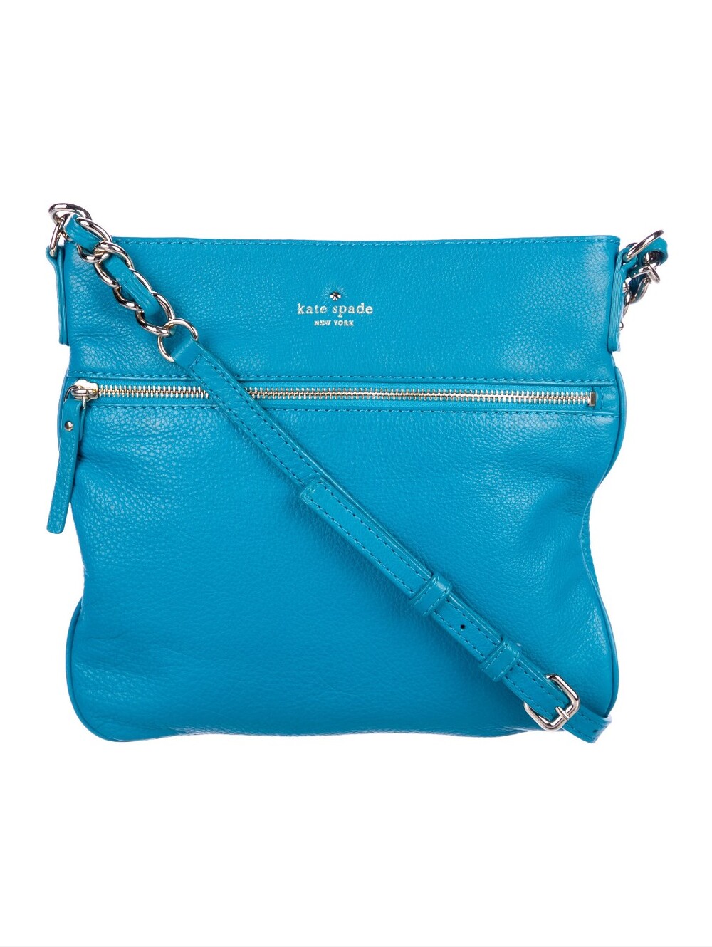 Kate Spade Cerulean Blue Cobble Hill Ellen Leather Crossbody EUC